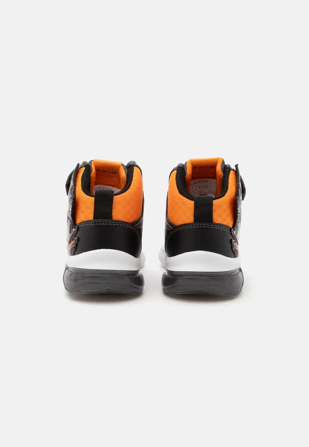 Кроссовки Batman Ciberdron Boy - высокие кроссовки Geox, Black/Light Orange — фото 3