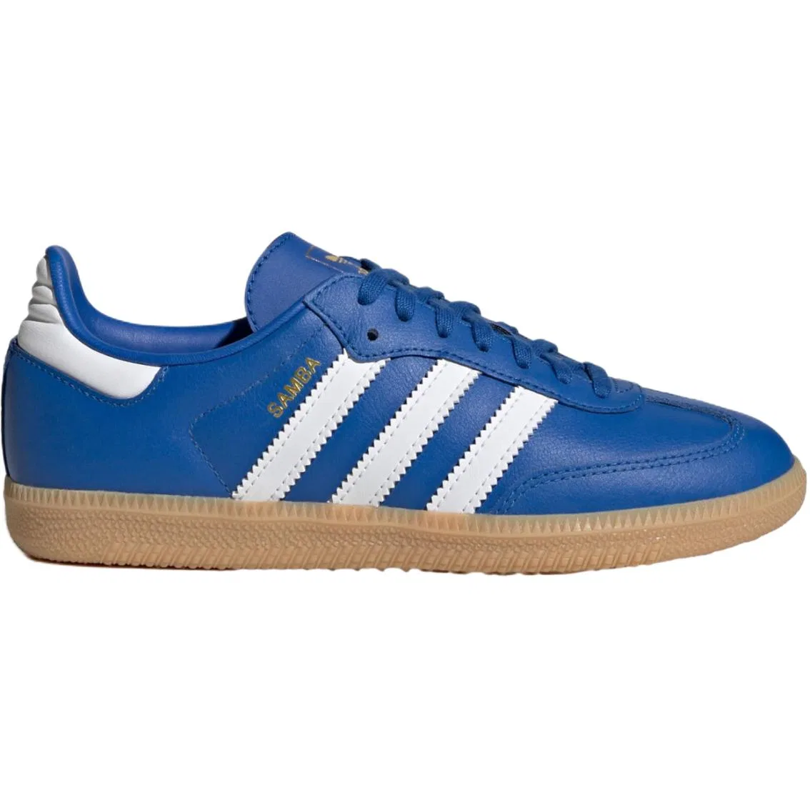Кроссовки для скейтбординга SAMBA OG Leather, Suede, Adidas Originals, Blue — фото 3