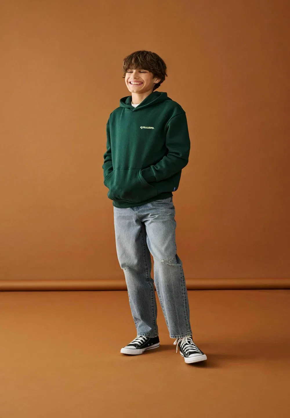 Толстовка Hoodie osjceres sweatshirt - hoodie Only & Sons Junior, Pine Grove
