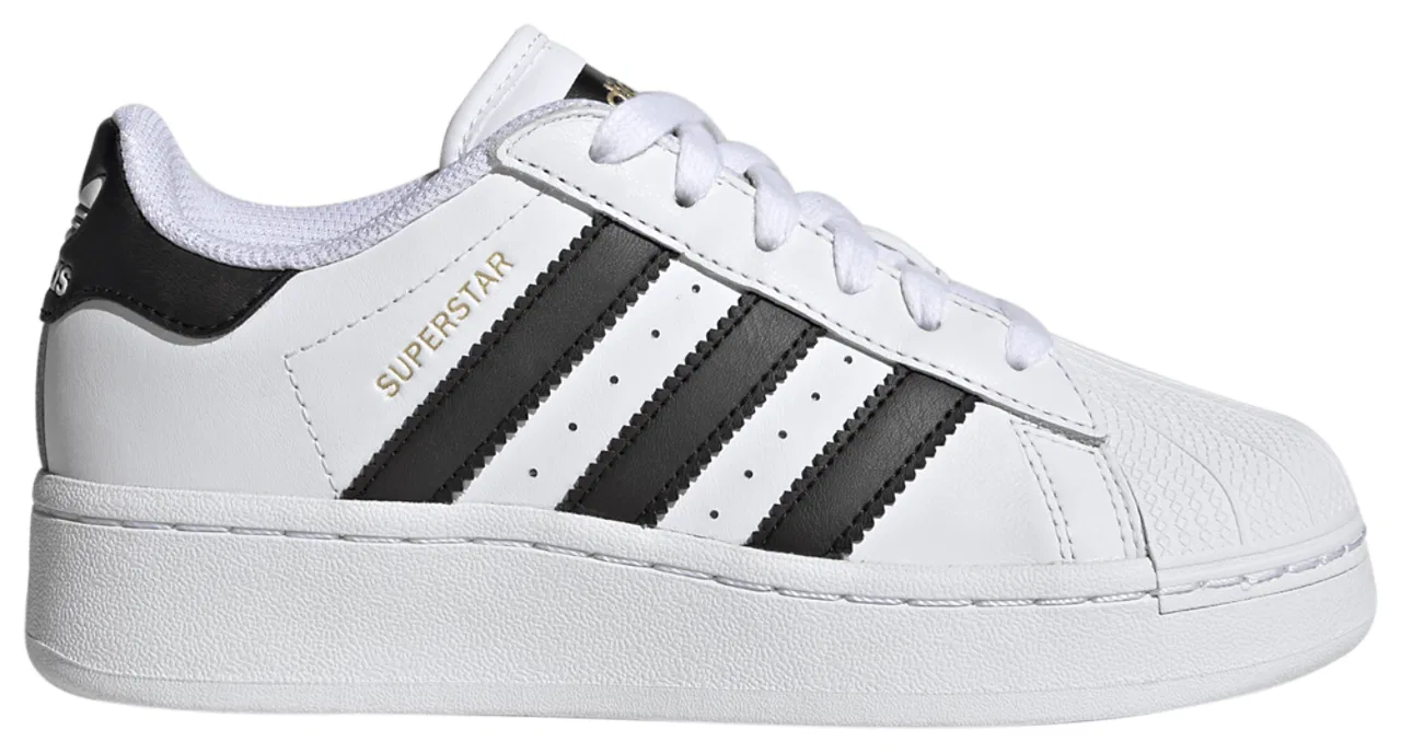 Кроссовки для мальчиков XLG Superstar Adidas, белый/черный