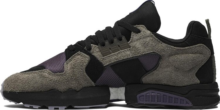 Кроссовки Adidas Packer x Consortium ZX Torsion 'Mega Violet', коричневый — фото 4