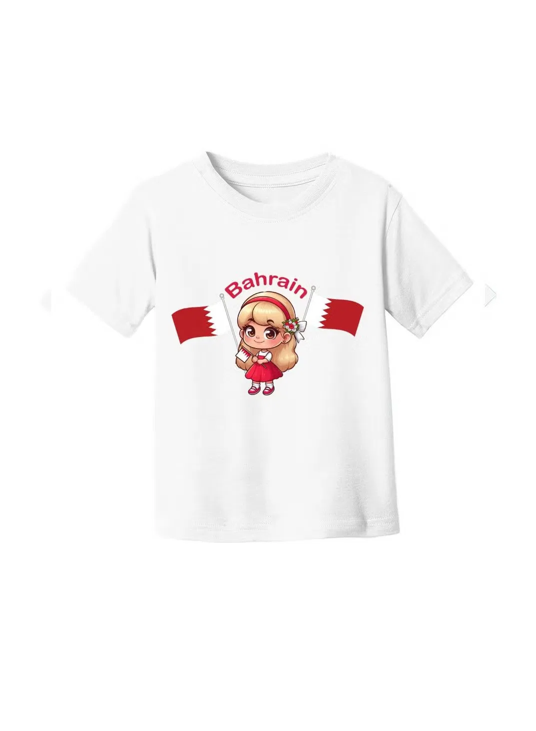 Футболка с принтом ко Дню независимости Бахрейна Printshop4Me, дизайн 5 — фото 3