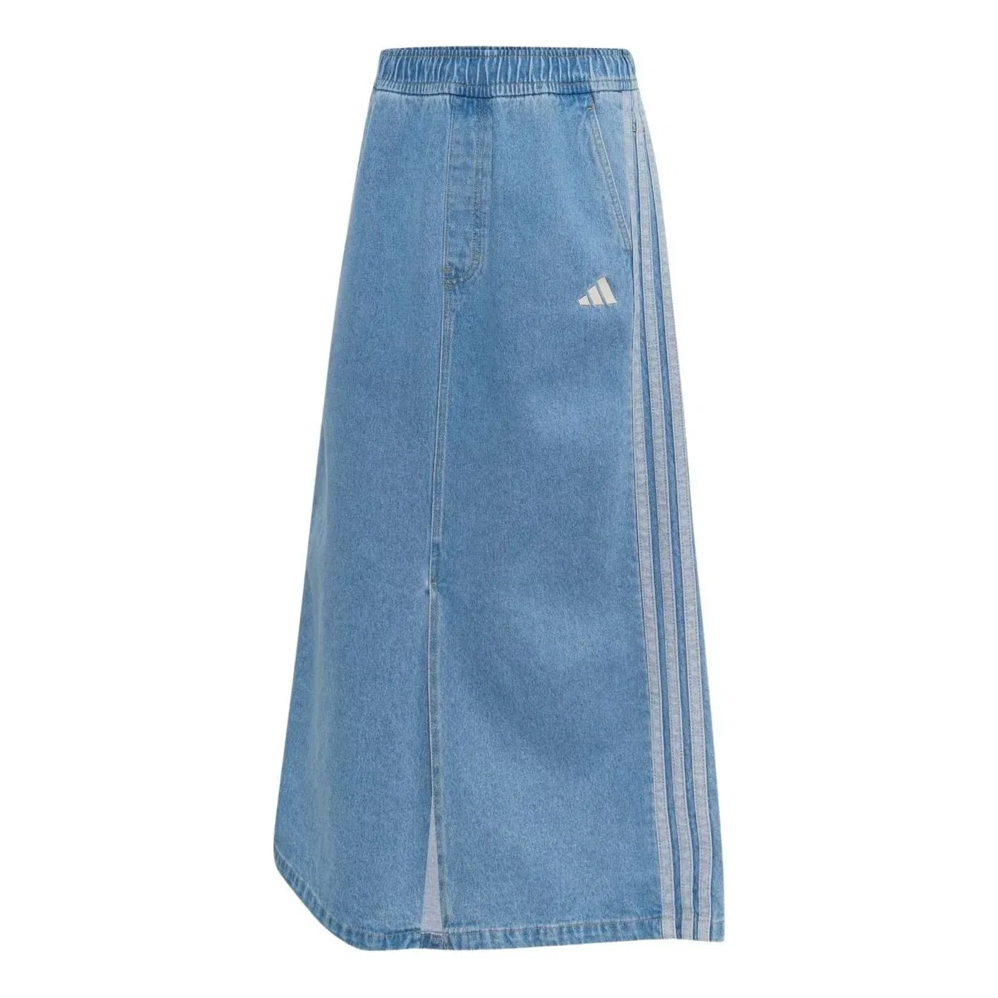 Женская юбка Stadium Washed Denim Loose Fit Skirt Asia Sizing 'Crystal Sky' adidas, Crystal Sky