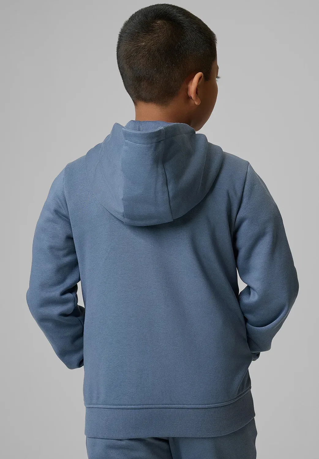 Bluza dresowa Regular z kapturem chłopięca - czerwona 164 (13-14 лат) - толстовка на молнии 4F, Dark Blue — фото 3