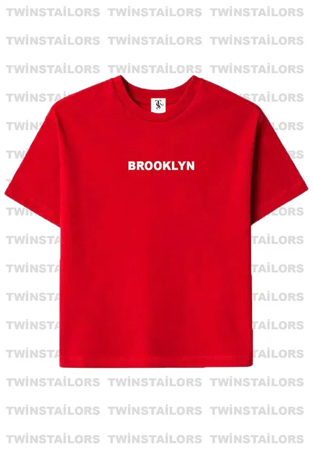 Детские футболки с принтом 3-шт Brooklyn Twins Tailors, Red — фото 2