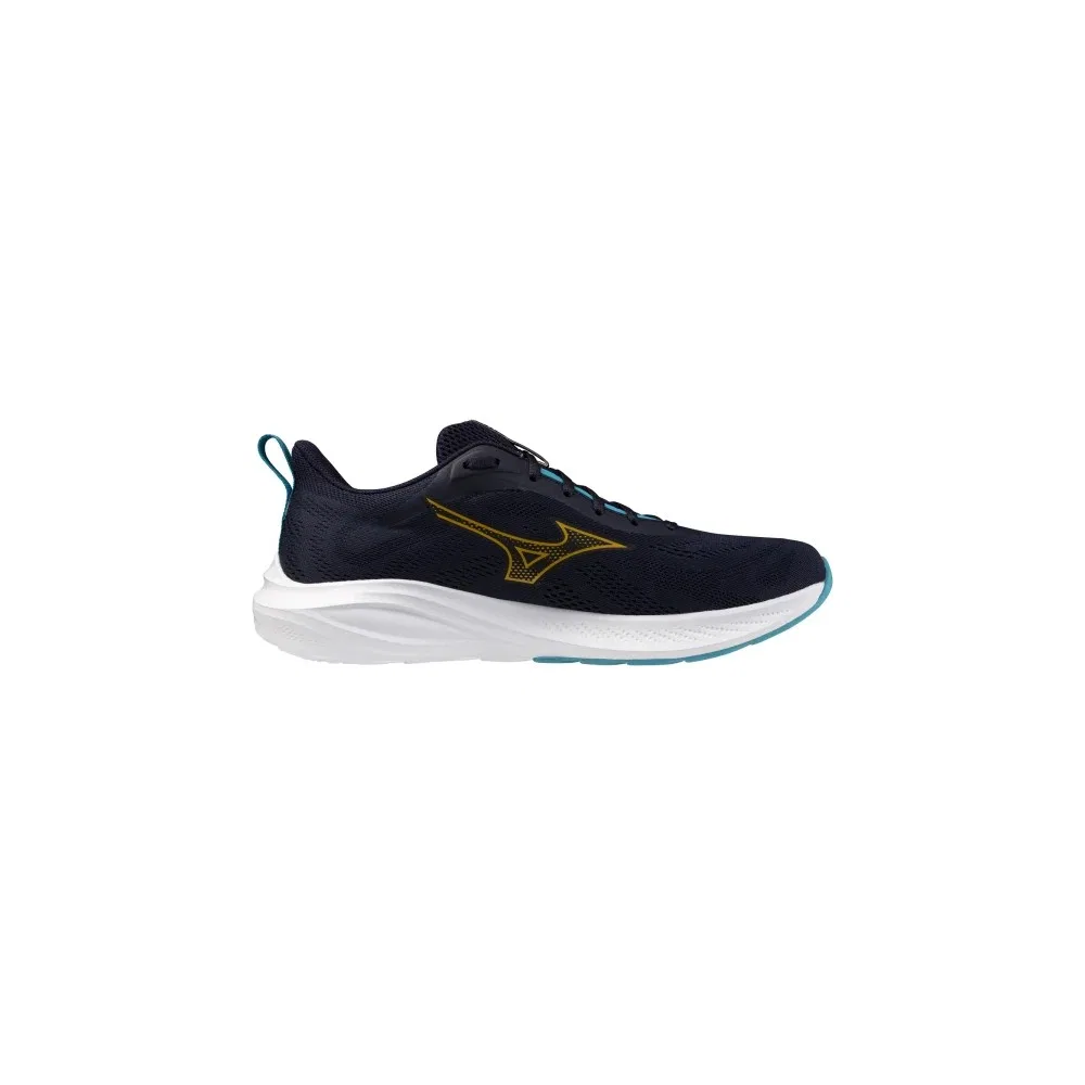 Детские кроссовки для бега с амортизацией Enerzy Runnerz 2 Mizuno, Black — фото 3