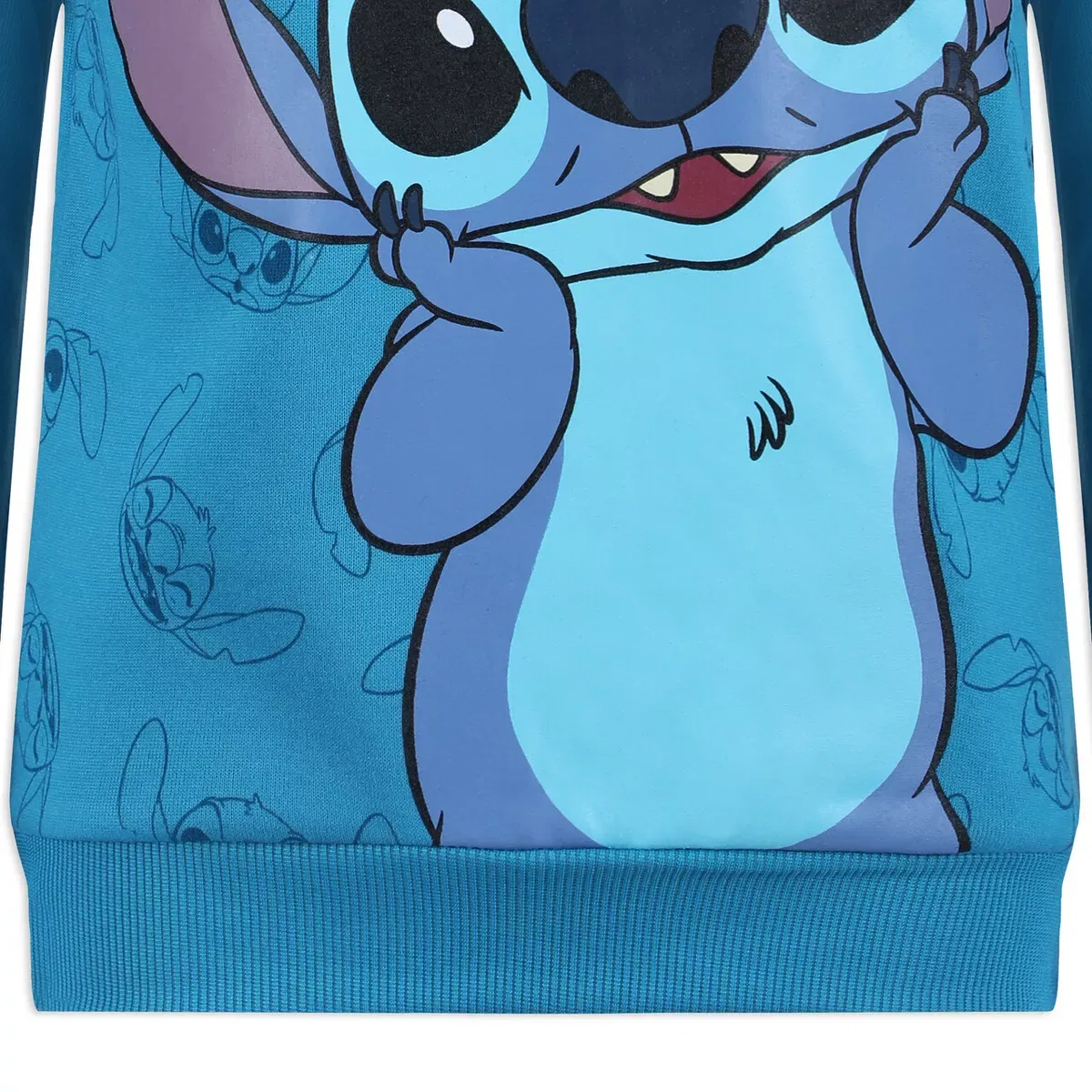 Детский худи с принтом Stitch Lilo & Stitch, Blue — фото 3