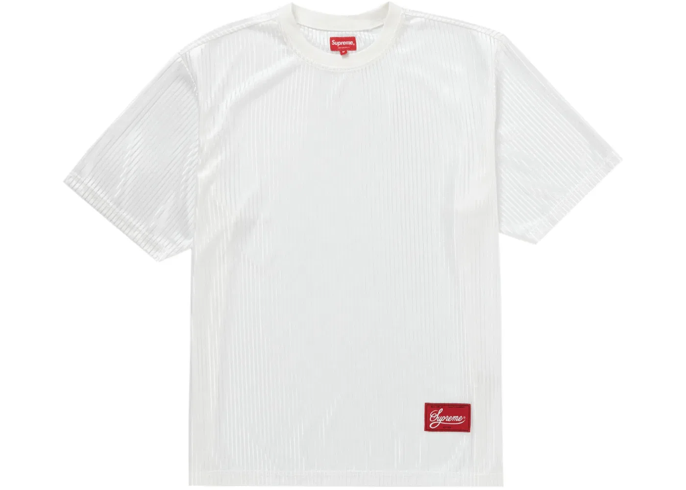 Мужская джерси с градиентным сетчатым принтом Supreme, White