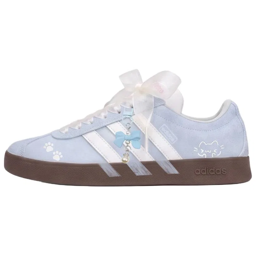 Детские кроссовки с низким верхом Vl Court Classic German Army Trainers Adidas, Blue — фото 3