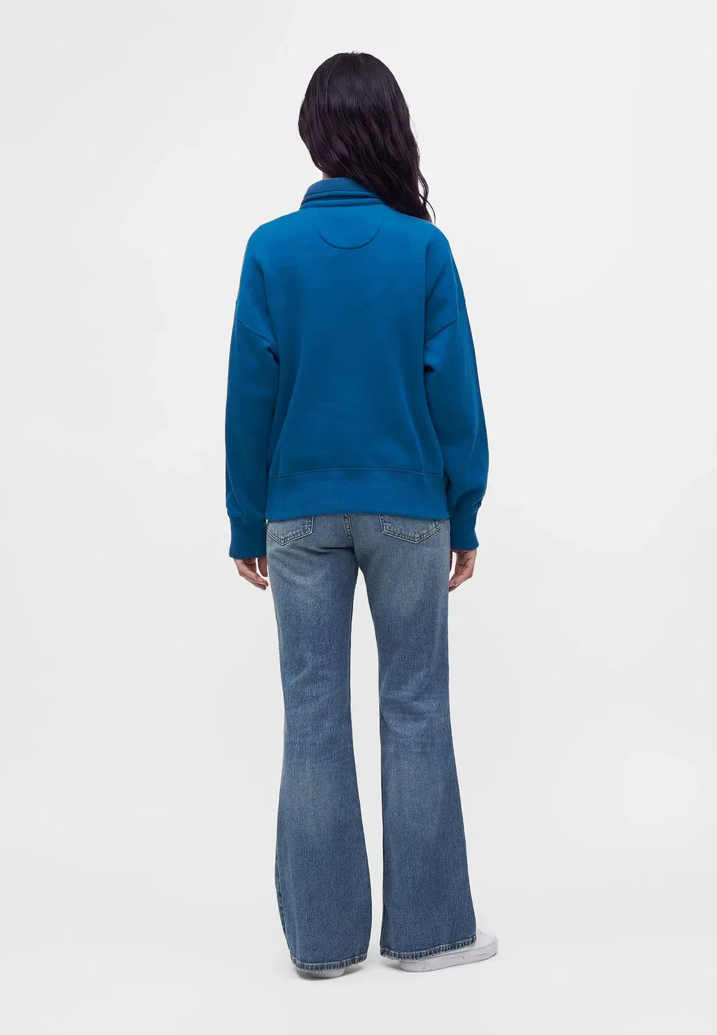 Толстовка с застежкой-молнией до середины груди Polo Ralph Lauren, Galaxy Blue — фото 3