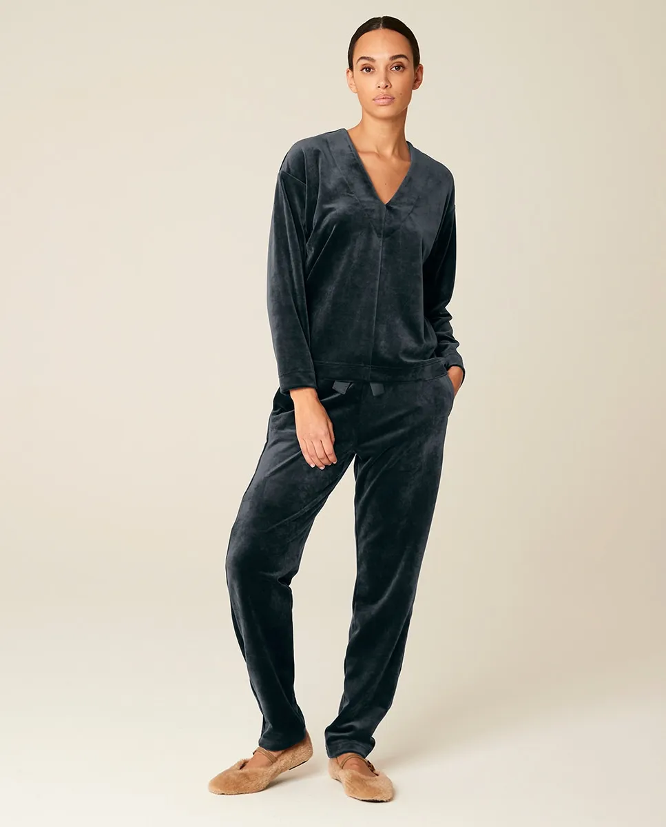 

Пижама с длинными рукавами и длинными штанами Pluto, синий