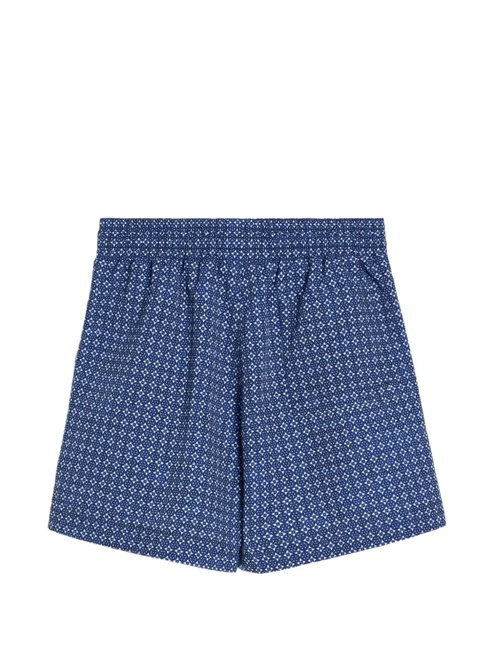 Плавки-шорты с логотипом и узором Brunello Cucinelli Kids, синий — фото 2
