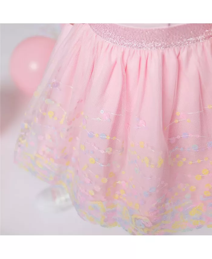 Юбка-пачка Pastel Confetti для девочек Little and Big Girls Sweet Wink, розовый — фото 3