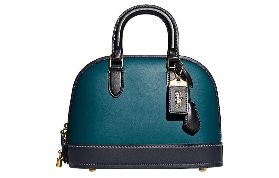 

COACH Сумка через плечо Revel Cow Leather, кроссбоди, женская сумка средний размер black & blue