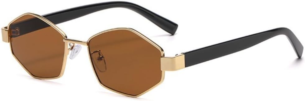 

Солнцезащитные очки с защитой UV400 | Маленькая оправа, металлические цветные линзы | для женщин и мужчин, для занятий спортом на открытом воздухе и путешествий DSVIGF, 02