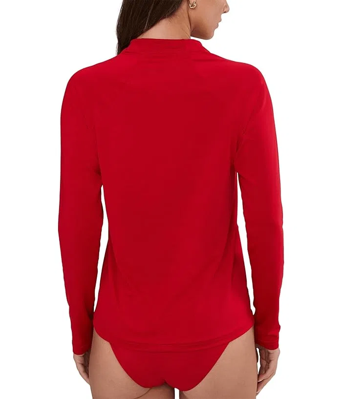 Футболка Nike Dri-FIT UV Long Sleeve Hydroguard, Gym Red — фото 4