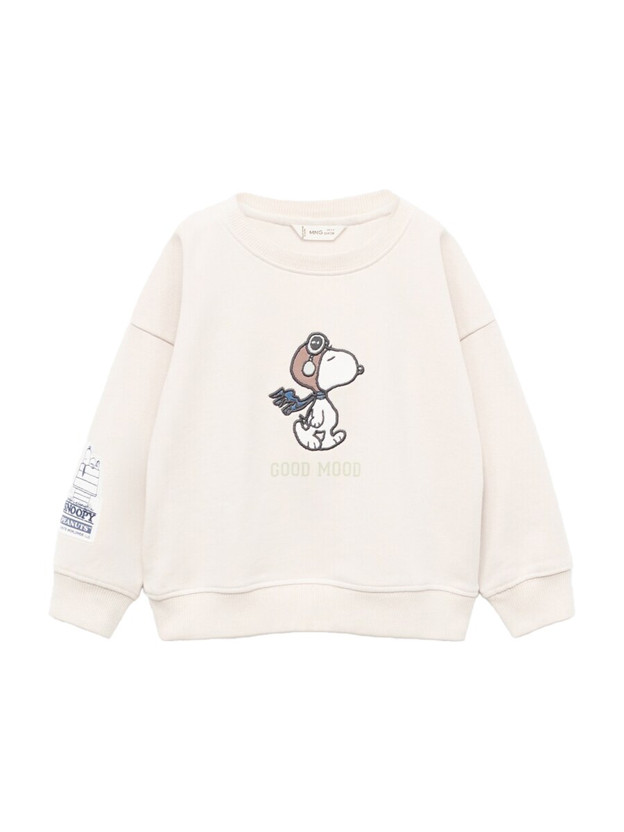 

Толстовка MANGO KIDS SNTRAVEL, Cream