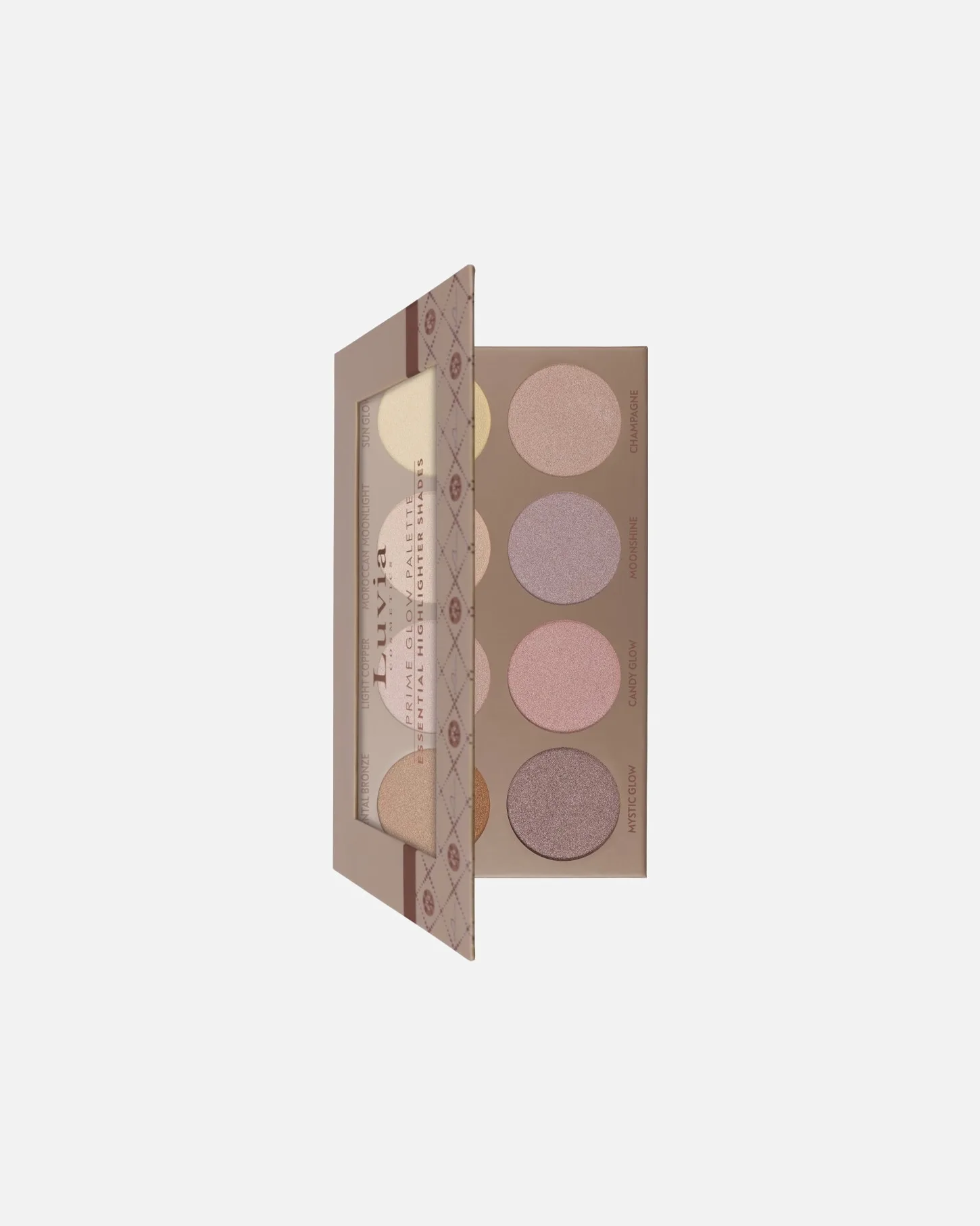 Набор для макияжа Teint Makeup Set Prime Glow Palette Luvia, 1 шт
