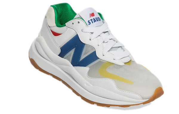 Кроссовки Staud x 57 40 New Balance, белый — фото 3