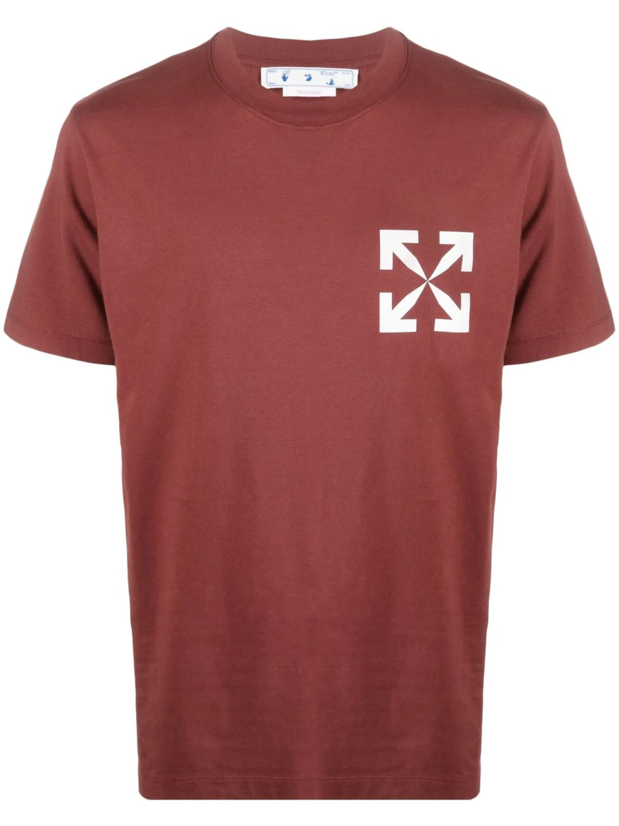 

Футболка с логотипом Arrows Off-White, красный
