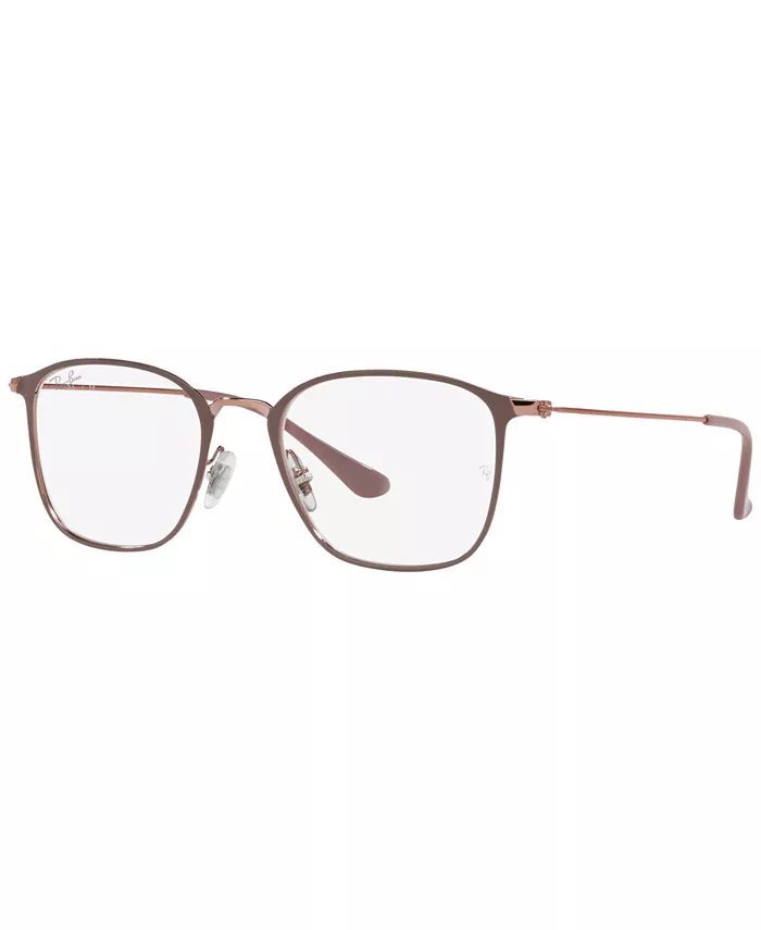 

RB6466 Унисекс квадратные очки Ray-Ban, коричневый