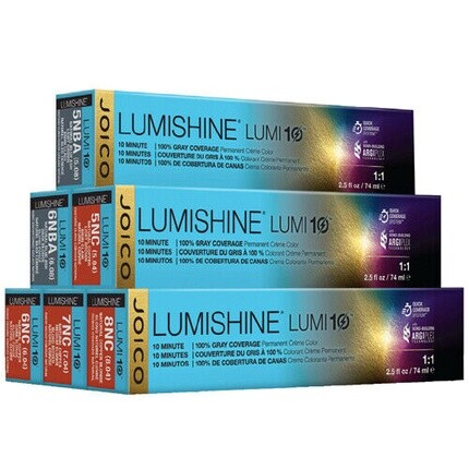 

Joico Lumishine Lumi 10 Стойкая крем-краска со 100% покрытием седины 74 мл