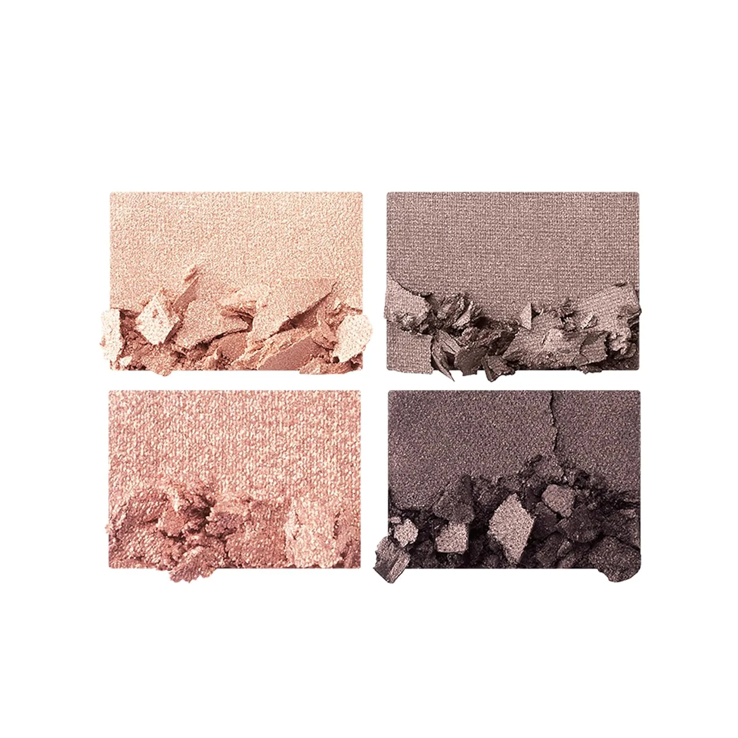 Палетка теней для век Charlotte Tilbury Luxury Palette Eyeshadow - палетка с мерцающими, металлическими и матовыми сатиновыми оттенками, содержащая 4 взаимодополняющих оттенка., The Uptown Girl - champagne, blush pink and smokey grey — фото 2