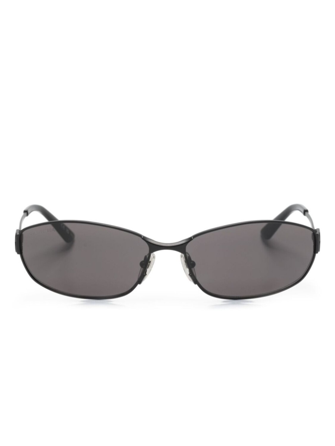 

Balenciaga Eyewear солнцезащитные очки BB0336S в овальной оправе, черный