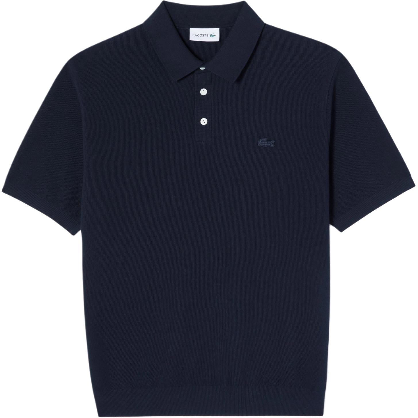 

LACOSTE Мужская поло морского синего цвета