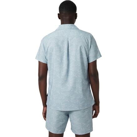 

Рубашка Oya Recycled мужская Helly Hansen, цвет Dusty Blue Fjord Waves Print