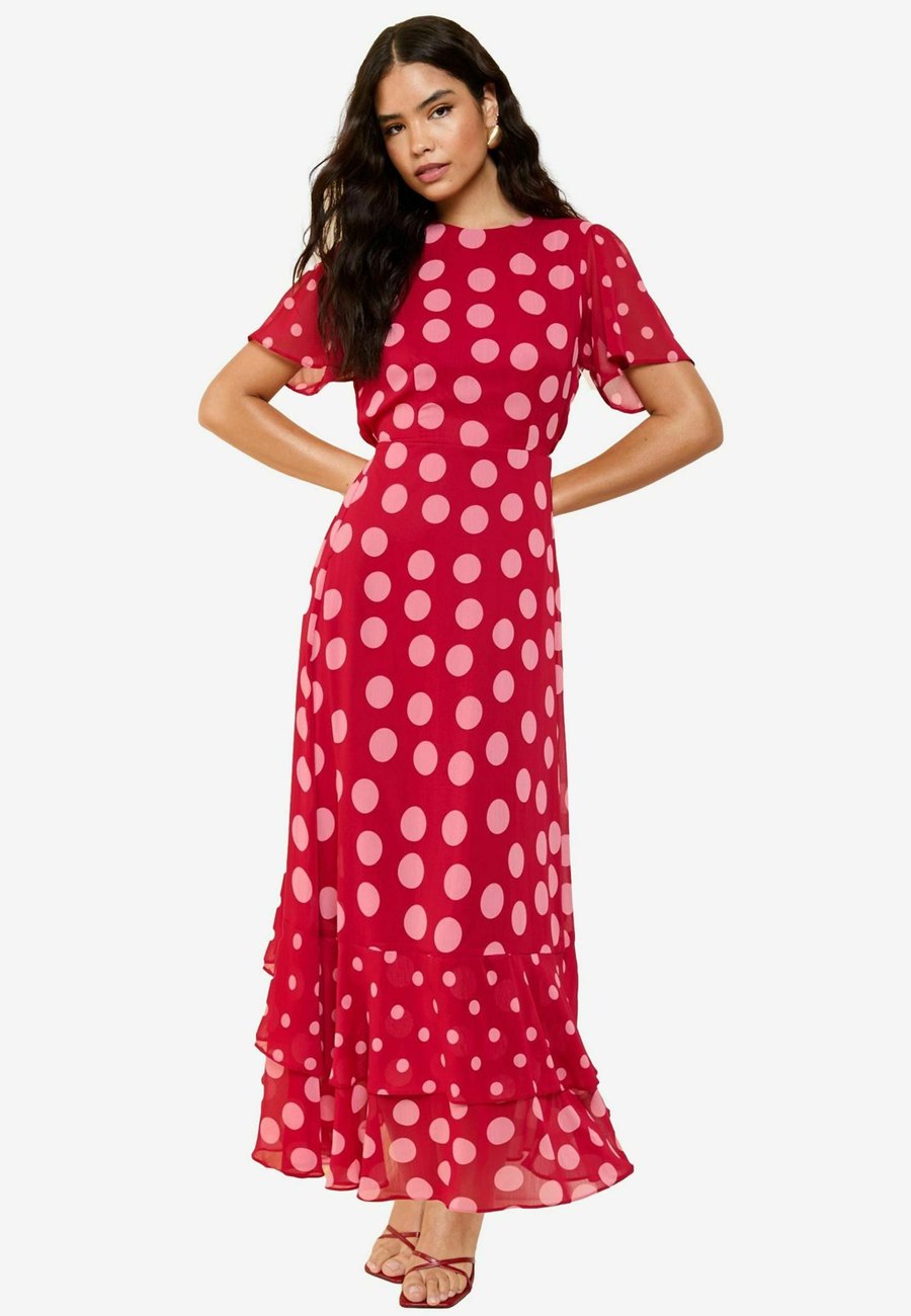 

Платье Friends Like These SHORT SLEEVE TIERED, Pink Spot/Pink