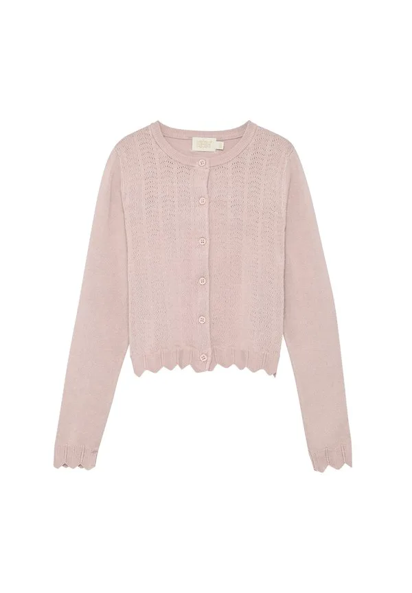 Кардиган с ажурной отделкой Creamie, Rose Smoke