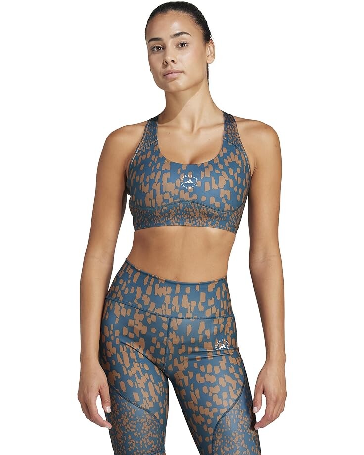 

Бюстгальтер adidas by Stella McCartney TruePurpose Power Impact Training Medium Support IQ4521, цвет Tech Mineral