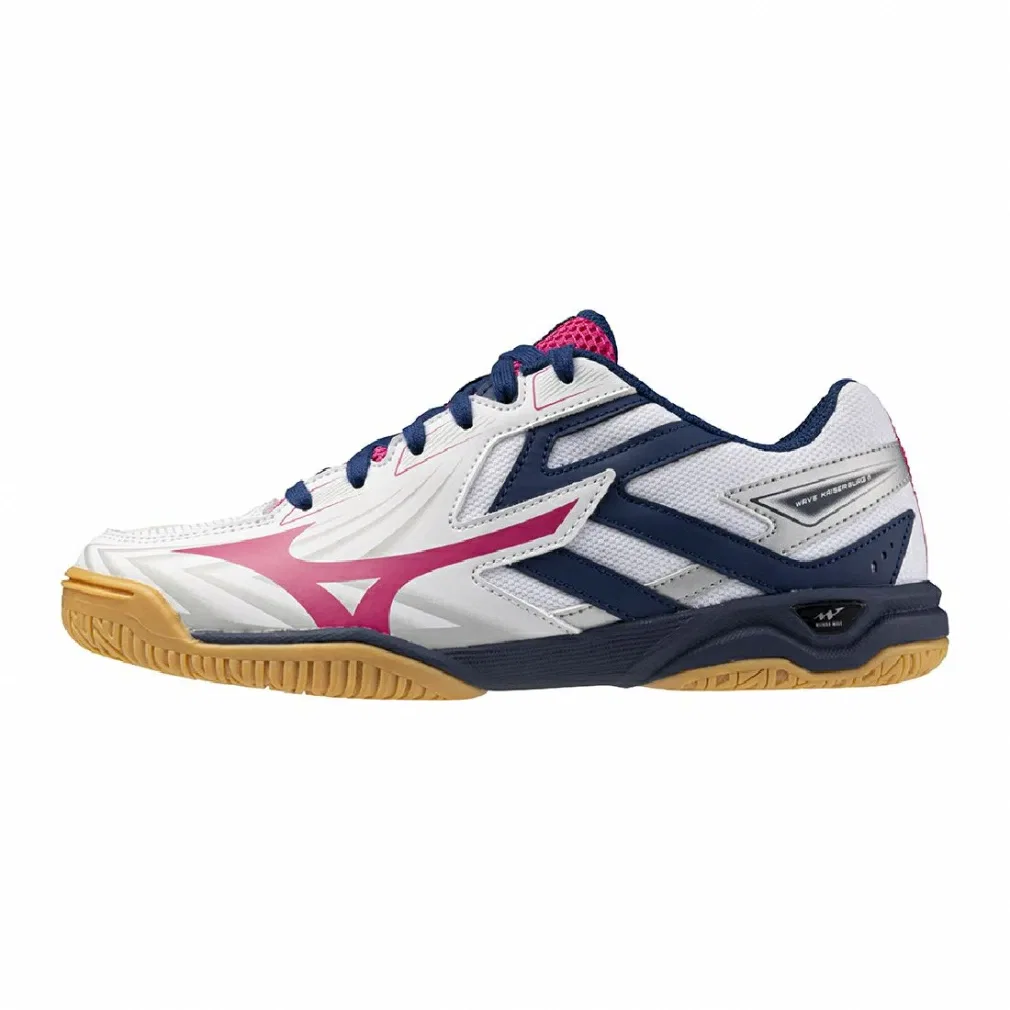 Кроссовки для настольного тенниса «Wave Kaiserburg 8» от Mizuno, White X Rose