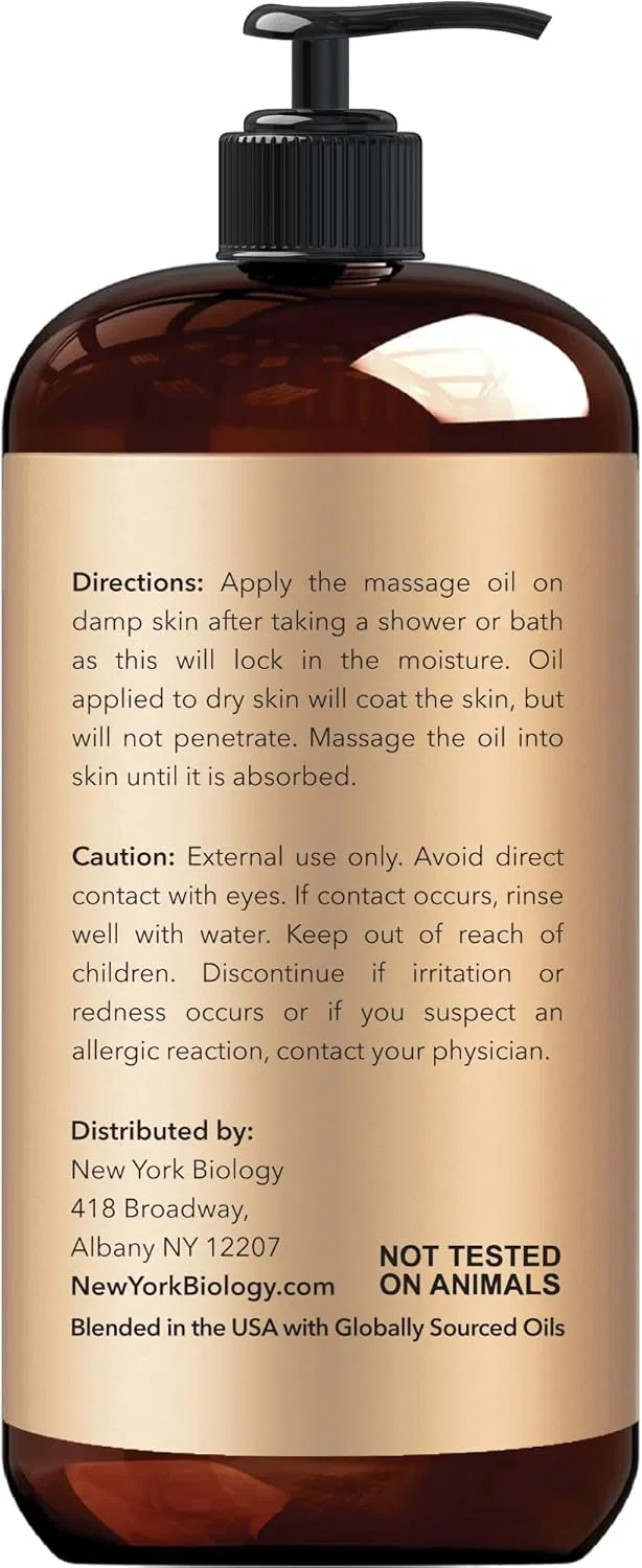 Антицеллюлитное массажное масло New York Biology, 240 мл New York Biology The Ultimate Cosmeceuticals — фото 3