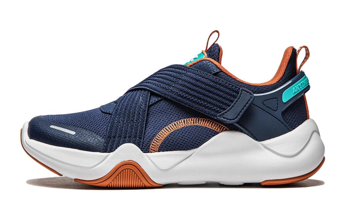 

Кроссовки LINING YOUNG Kids Lifestyle Shoes GS Low-top Blue/Orange, темно-синий