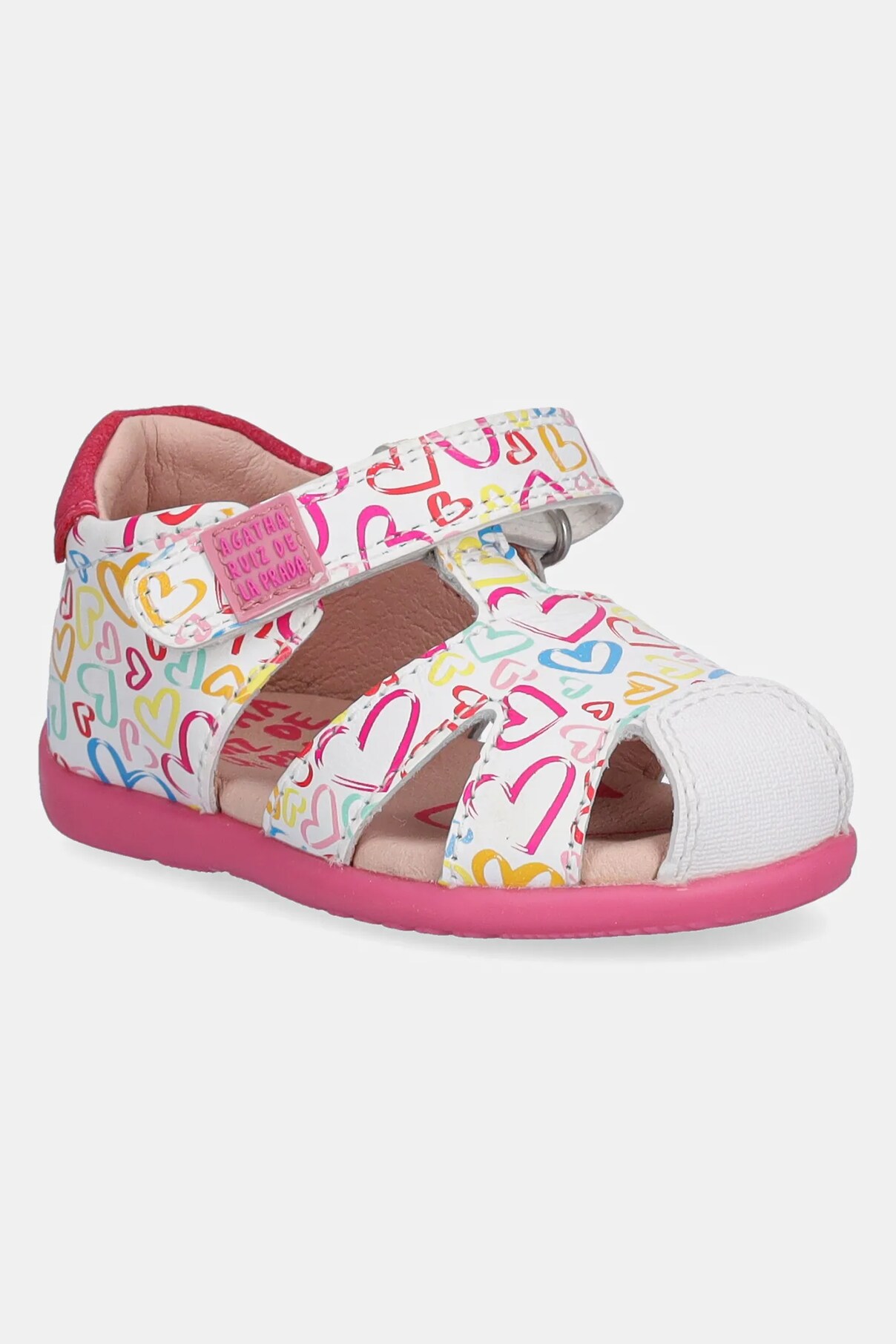 

Детские кожаные сандалии Agatha Ruiz de la Prada, белый