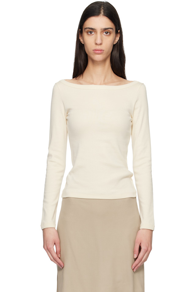 

Flore Flore Футболка с длинными рукавами Off-White Steffi, Белый, Flore Flore Футболка с длинными рукавами Off-White Steffi