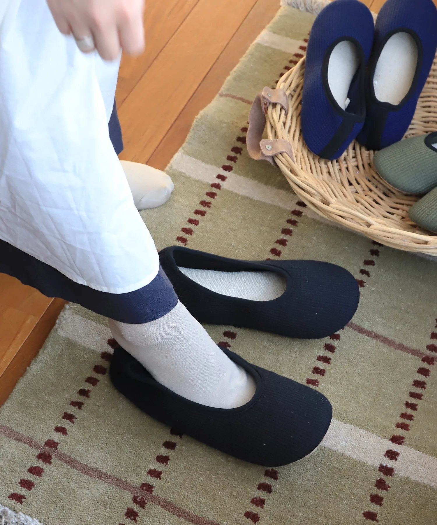 Домашняя обувь a.depeche kolin waffle room shoes BK M