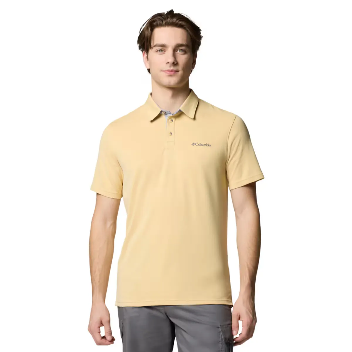 

Nelson Point Columbia мужская рубашка поло, жёлтый