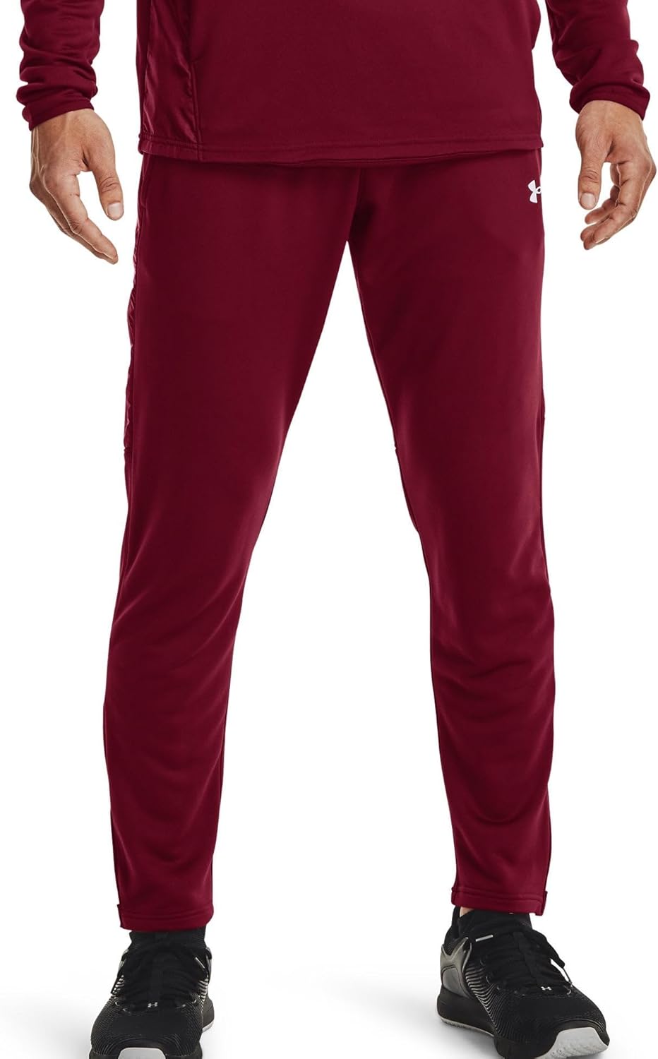 

Under Armour мужские брюки для разминки Command Warm-Up - с технологией удержания тепла, Cardinal/White