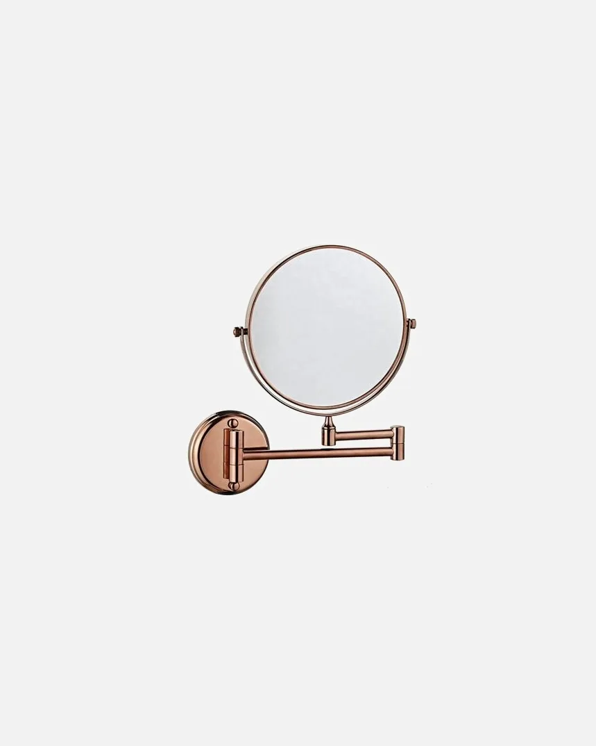 Косметическое настенное зеркало с 10-кратным увеличением Uniq, rose gold, 1 шт