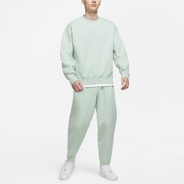 Толстовка lab nrg fleece crew round neck pullover light blue Nike, голубой — фото 3