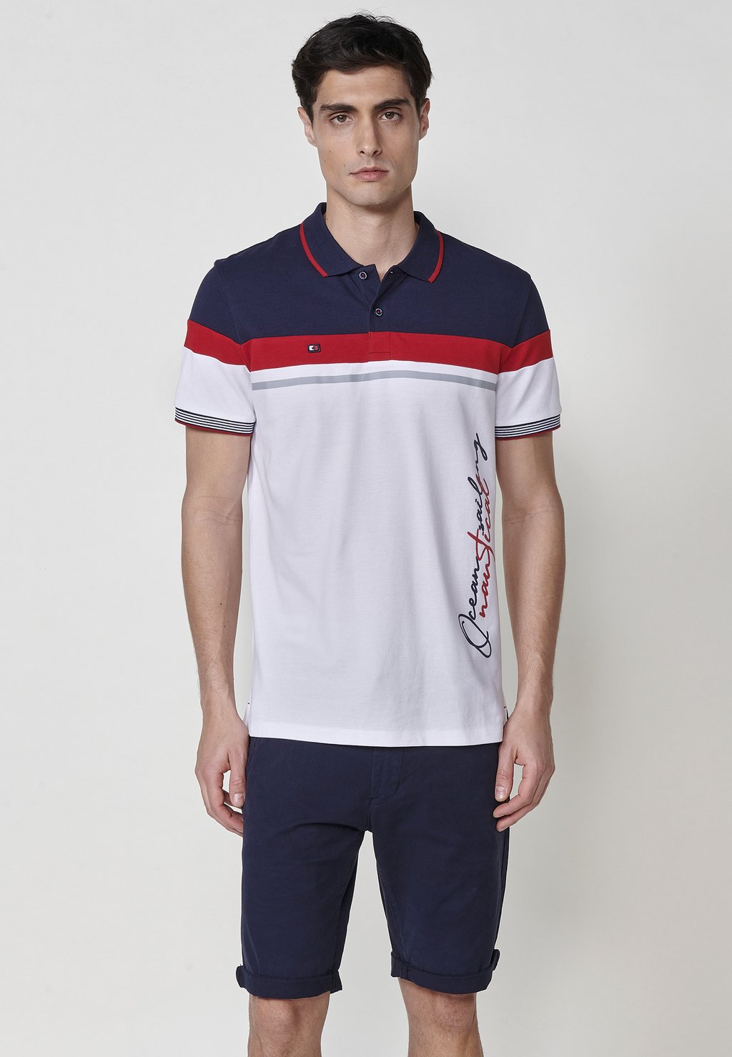 

Поло SHORT-SLEEVED Koroshi, белый