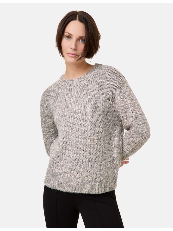 

Пуловер TAIFUN Pullover Langarm Rundhals, цвет Vanilla Ice gemustert