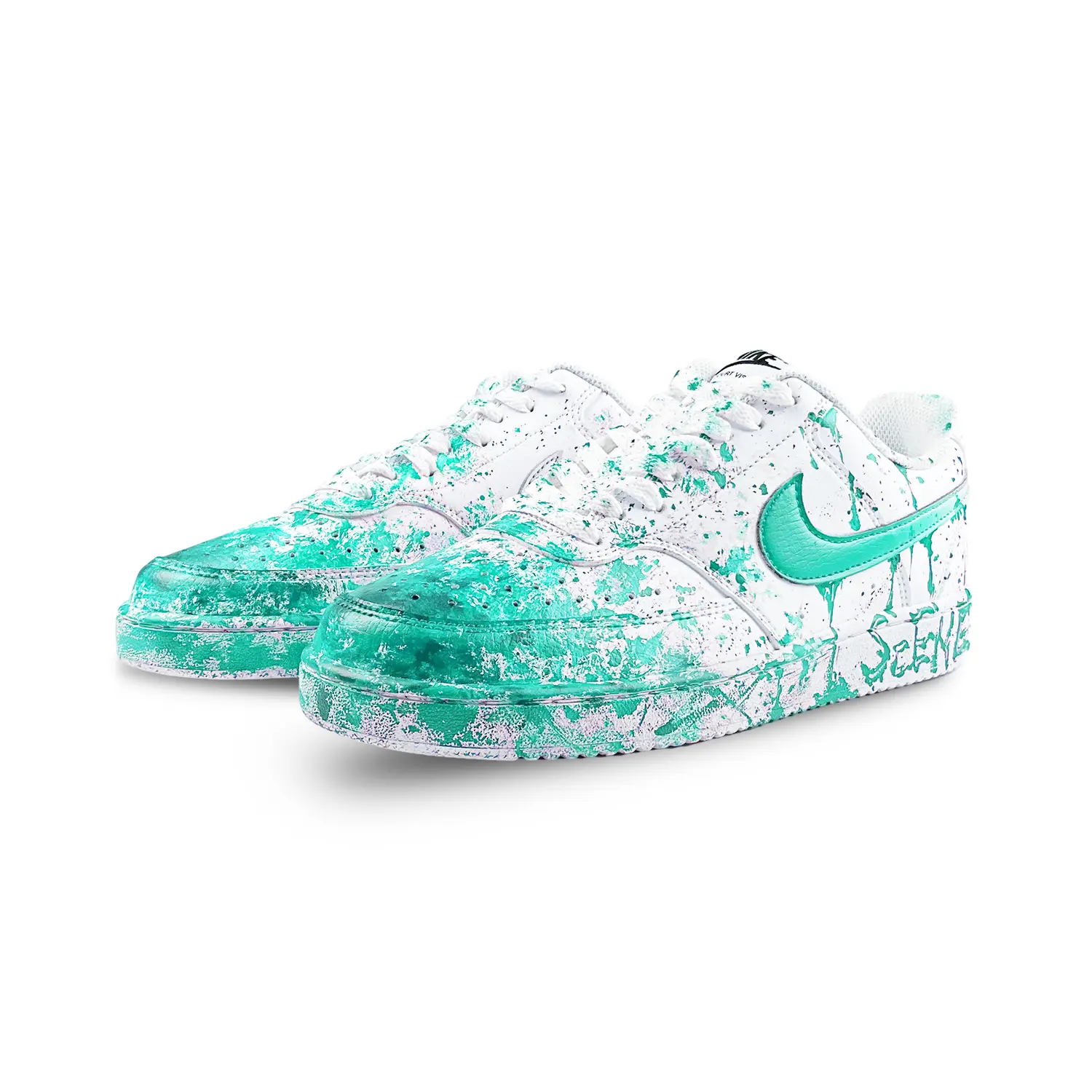 

Кроссовки Nike Court Vision 1 Skateboarding Shoes Men Low-top White/Turquoise, голубой, Синий, Кроссовки Nike Court Vision 1 Skateboarding Shoes Men Low-top White/Turquoise, голубой