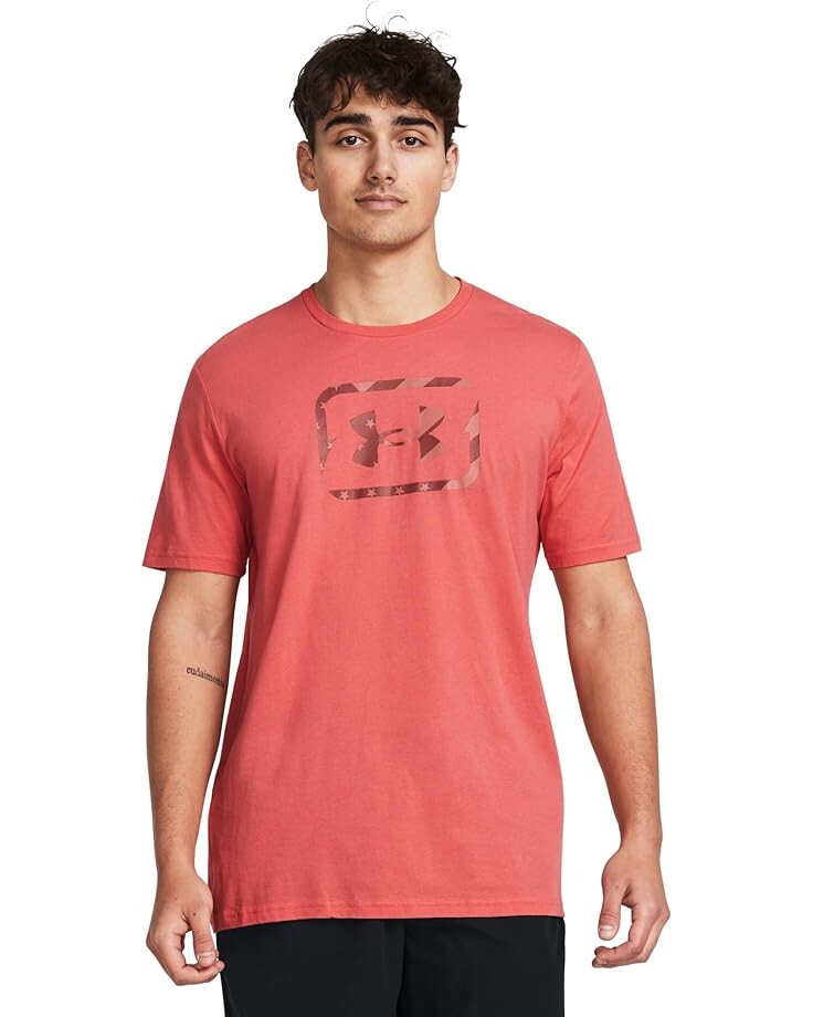 

Футболка Under Armour Freedom Graphic, цвет Coho/Cinna Red