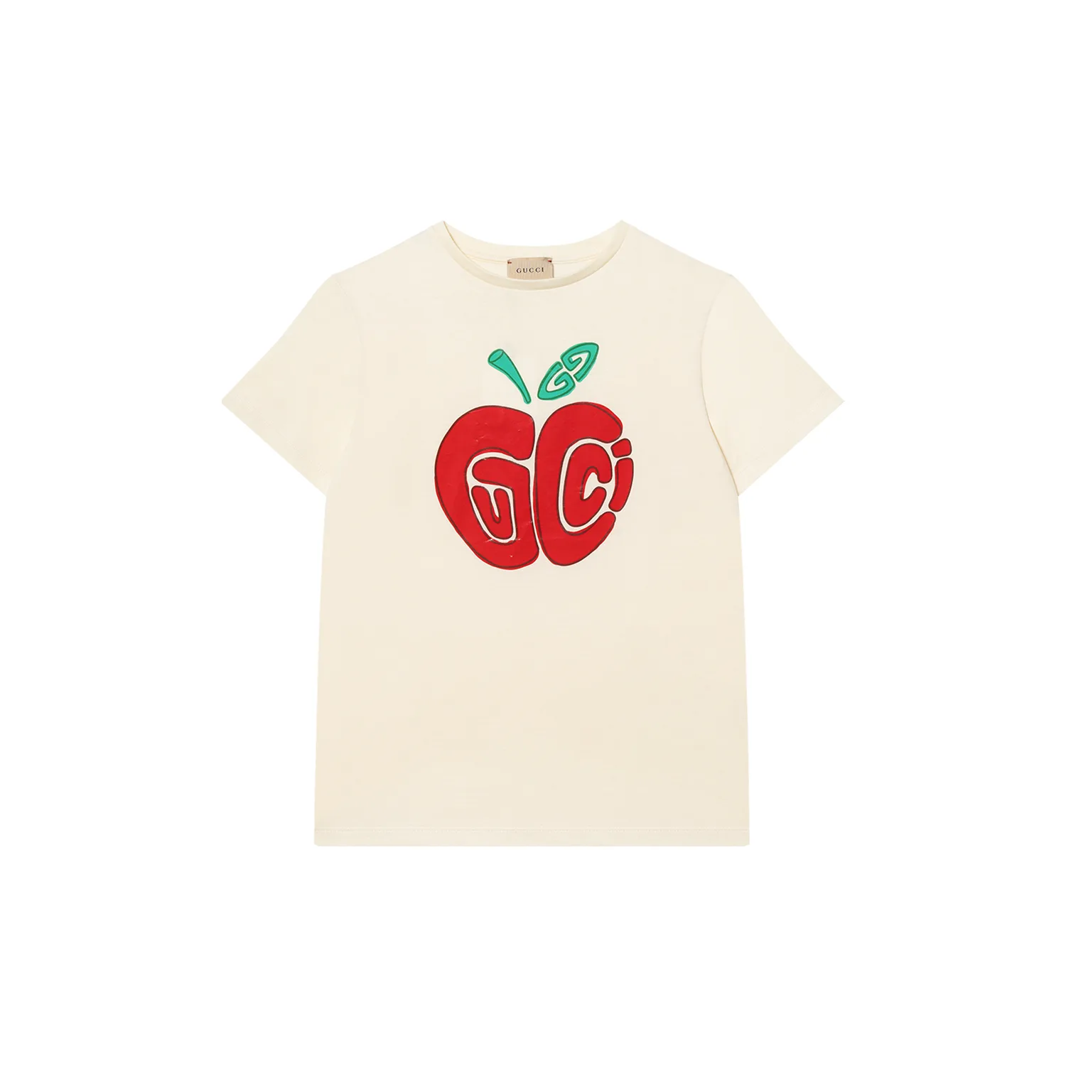 Футболка для детей с круглым вырезом GUCCI, экрю