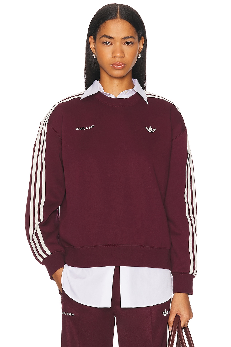 

Спортивный свитшот Sporty & Rich Adidas Originals, Red