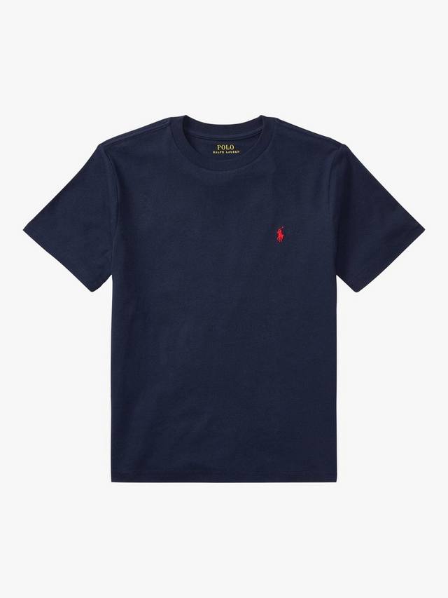 

Детская поло футболка с коротким рукавом из хлопка Ralph Lauren, Navy